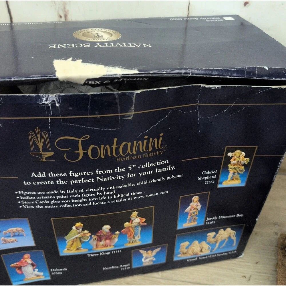 Vintage Fontanini Nativity Scene 5